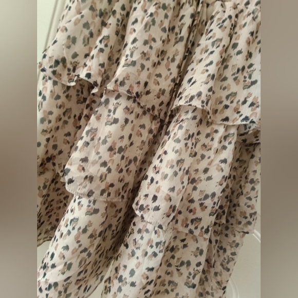 Leopard Print Ruffle Dress - Picture 5 of 6